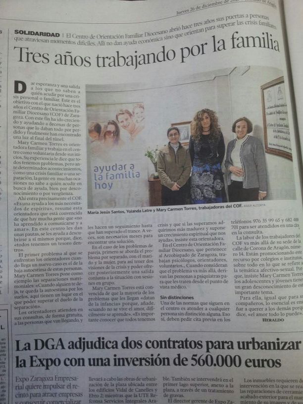 El COF en los medios