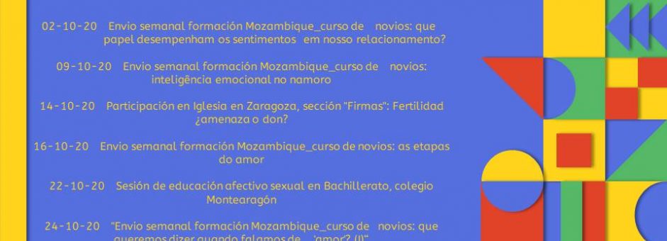 Actividad del mes de octubre!