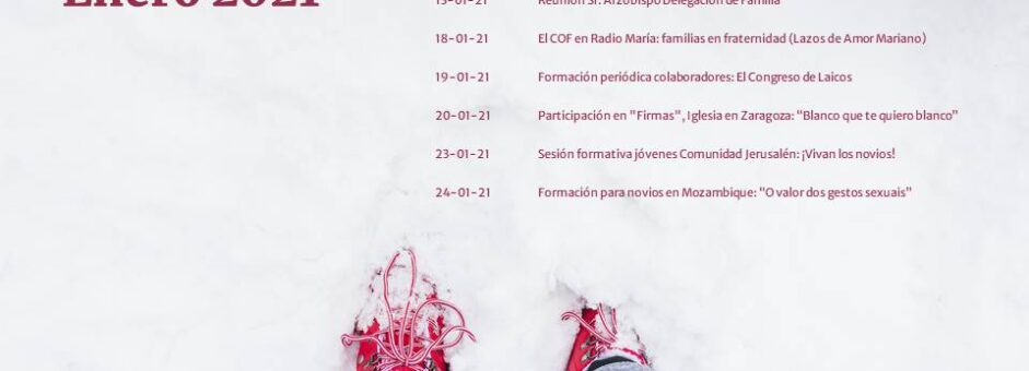 Enero blanco y fecundo en actividades…